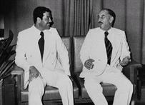 الرئيسيين الراحليين احمد حسن البكر وصدام حسين